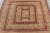 Tribal Vintage Square Tuareg Mat in Red and Green Tribal Geometric Patterns For Sale - Image 3 of 7