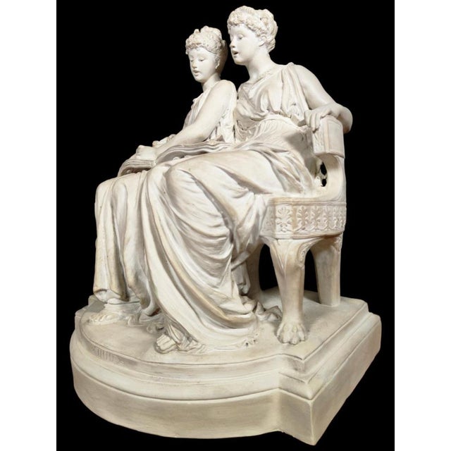 Ed Lanteri, Greek Ladies, 19th Century, Terracotta For Sale - Image 13 of 15