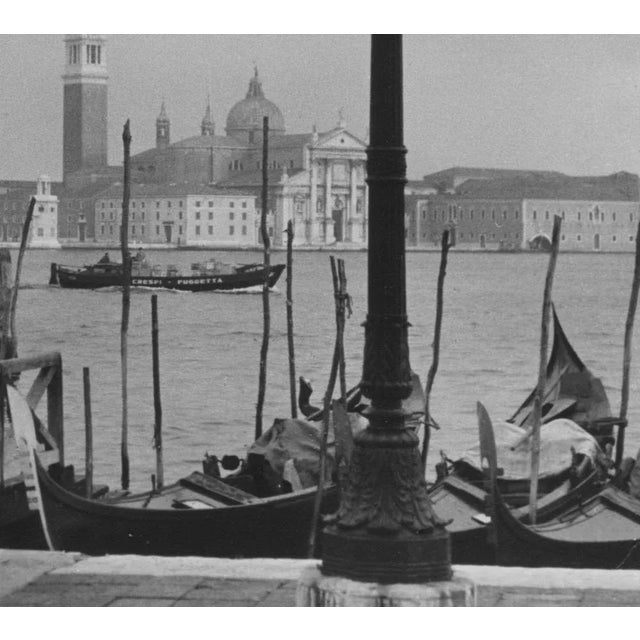 Andres, Venice: Gondolas with People, Italy, 1955, Silver Gelatin Print For Sale - Image 3 of 5