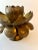 Feldman Lighting Feldman Brass Lotus Flower Candle Holder For Sale - Image 4 of 8