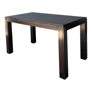 Vintage Ebony Parsons Desk For Sale