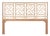Chippendale Headboard King - Natural For Sale