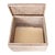White Artifacts Rattan Flat File Organizer Storage Box with Lid in White Wash For Sale - Image 8 of 9