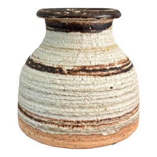 Vintage Bitossi for Rosenthal Textured Ceramic Vase, Italy, 1960s For Sale