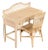 Lexington Henry Link Wicker Vanity Or Writing Desk and Chair For Sale