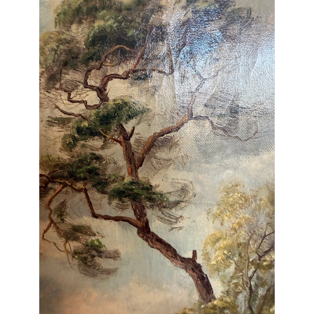 Late 19th Century Tom Seymour (British, 1844-1904) Antique Oil on Canvas, Landscape, Gilt Frame For Sale - Image 4 of 9