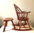 1980s 1980s Frederick Duckloe & Bros Early American Colonial Revival Child's Windsor Rocking Chair and Milking Stool Set For Sale - Image 5 of 10