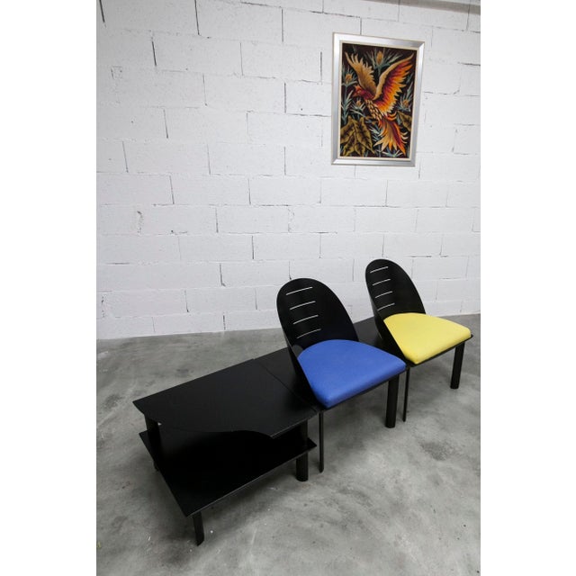 Armchairs and Coffee Table by Patrice Bonneau Genexco, 1980, Set of 3 For Sale - Image 4 of 18