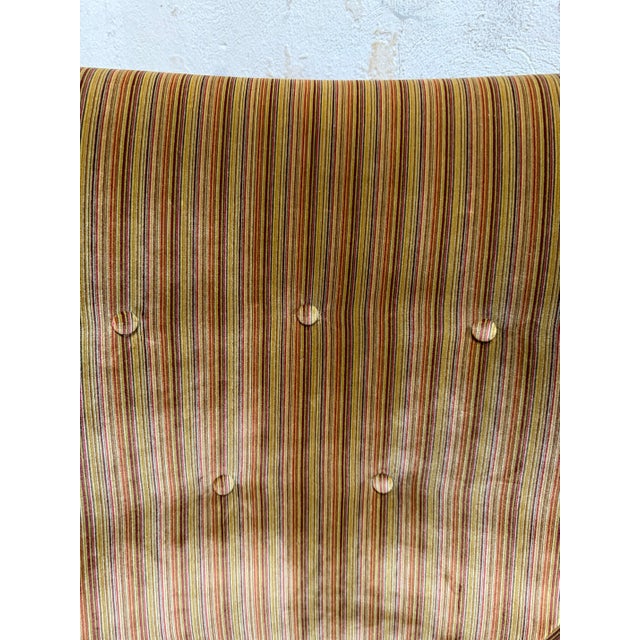 Gold Vintage Swedish Art Moderne Lounge Wing Chair C 1940 - Fully Restored For Sale - Image 8 of 10