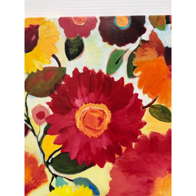 Textile Kim Parker "Garden of Love" Print of Canvas For Sale - Image 7 of 12