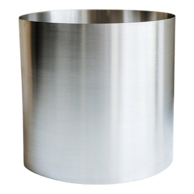 Large Loto Planter in Stainless Steel by Form & Eisen For Sale