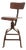 Antique French Model 204 Draughtsmans Desk Chair by Bienaise, 1940s For Sale