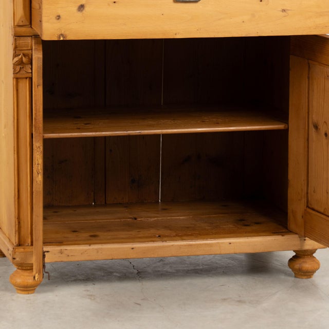 19th Century Danish Pine Sideboard With Arched Panel Doors For Sale - Image 12 of 13