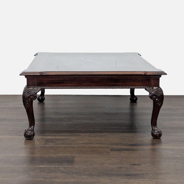 Thomasville Vintage Thomasville Mahogany Coffee Table For Sale - Image 4 of 6