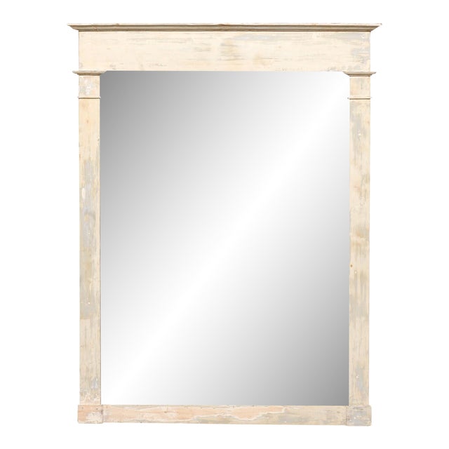 19th Century French Wall Mirror with Original Glass For Sale