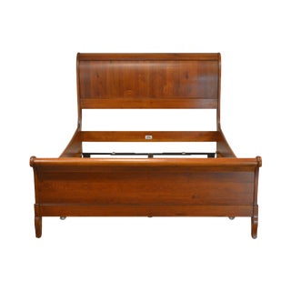 Ethan Allen Solid Cherry Queen Size Bed For Sale