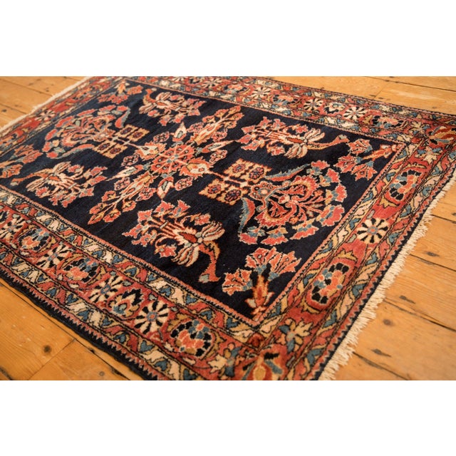 Old New House Antique Lilihan Rug - 3'8" x 4'10" For Sale - Image 4 of 8