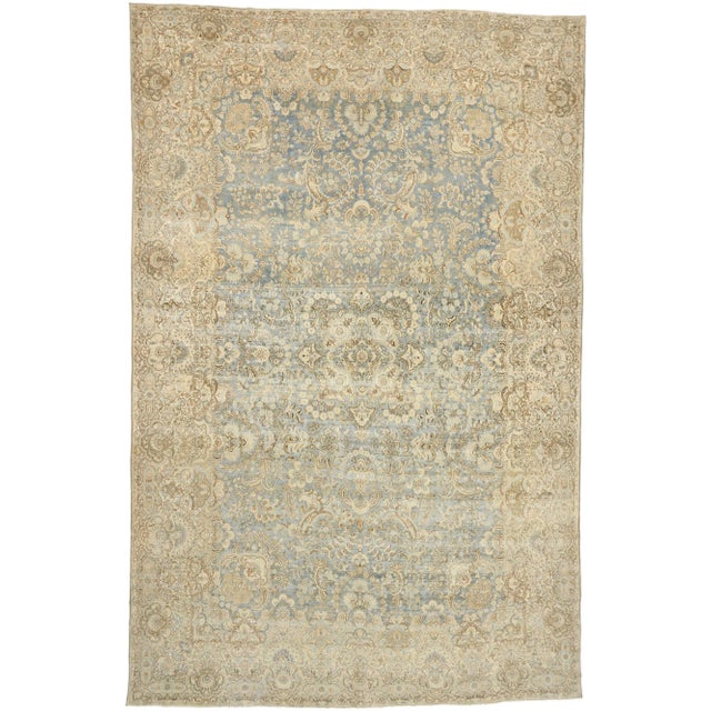 Antique Persian Kerman Rug - 11'00 x 17'01 For Sale - Image 10 of 10