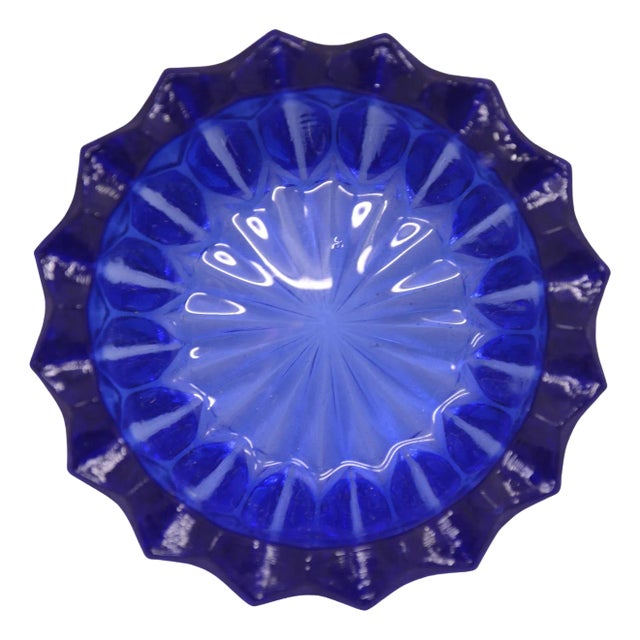 Cobalt Blue Glass Bowl For Sale