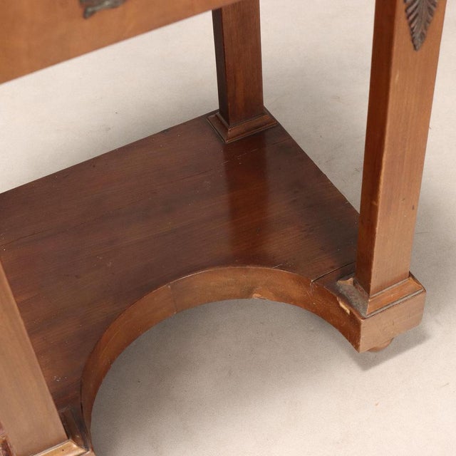 Small Empire Style Mahogany Dressing Table For Sale - Image 9 of 12