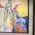 1970s Contemporary American Abstract Nude Watercolour and Pastel Painting on Paper by Susan Berris For Sale - Image 5 of 12