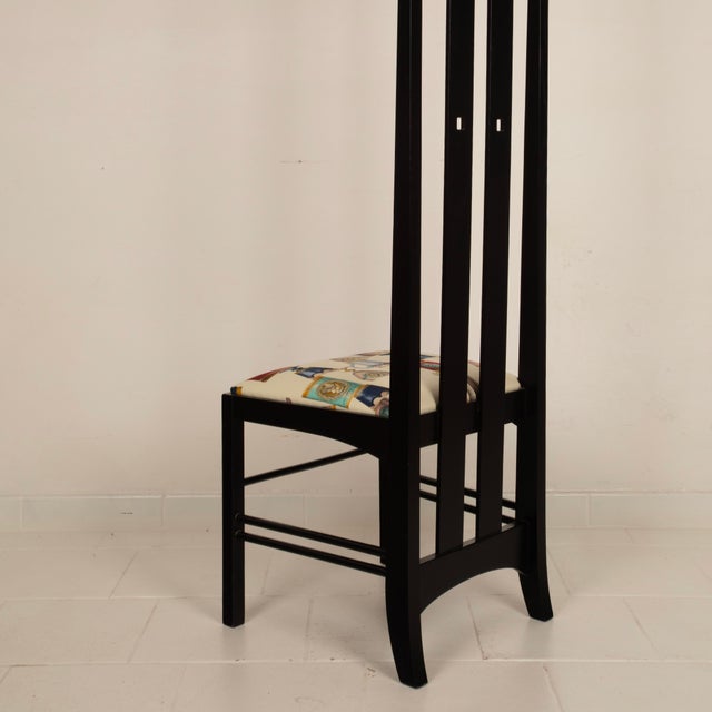 High Ingram Chair by Charles R. Mackintosh for Alivar, 1980s For Sale - Image 9 of 18