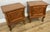 Vintage French Louis Style Oak Bedside Tables, Set of 2 For Sale - Image 4 of 12