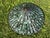 Mid-20th Century 20'' Tiffany-Style Leaded Green Slag Glass Lotus Leaf Lamp Shade For Sale - Image 10 of 18