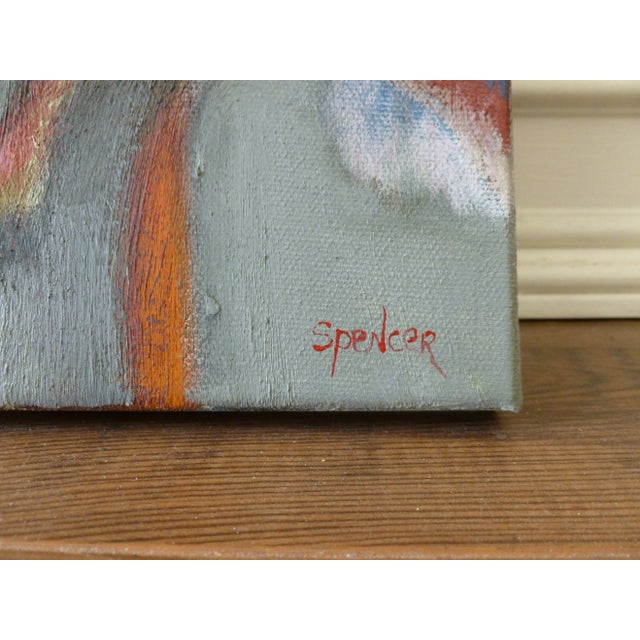 2020s "Kite Day 2" Abstract Oil and Acrylic Painting by Scott A. Spencer For Sale - Image 5 of 5