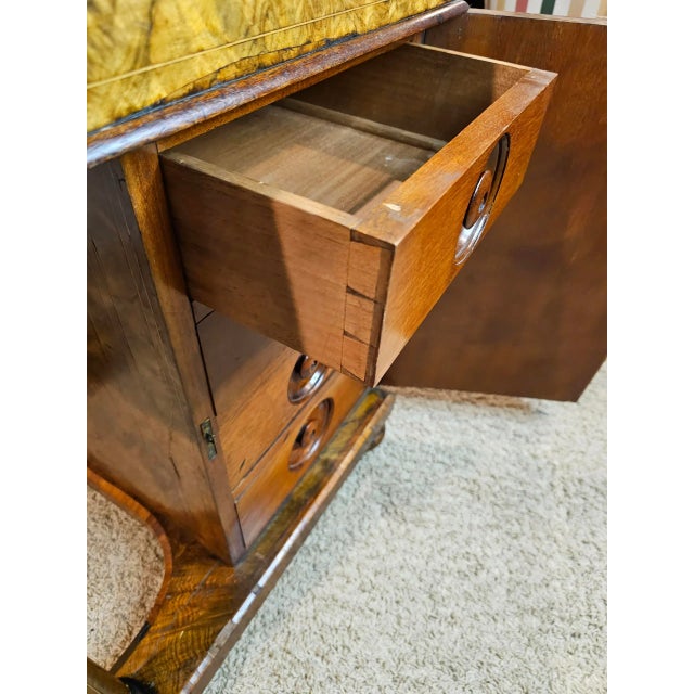 Wood Late 19th Century Antique Biedermeier Style Davenport Desk For Sale - Image 7 of 7