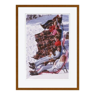 Apres Ski 1963 by Slim Aarons Framed C Print For Sale