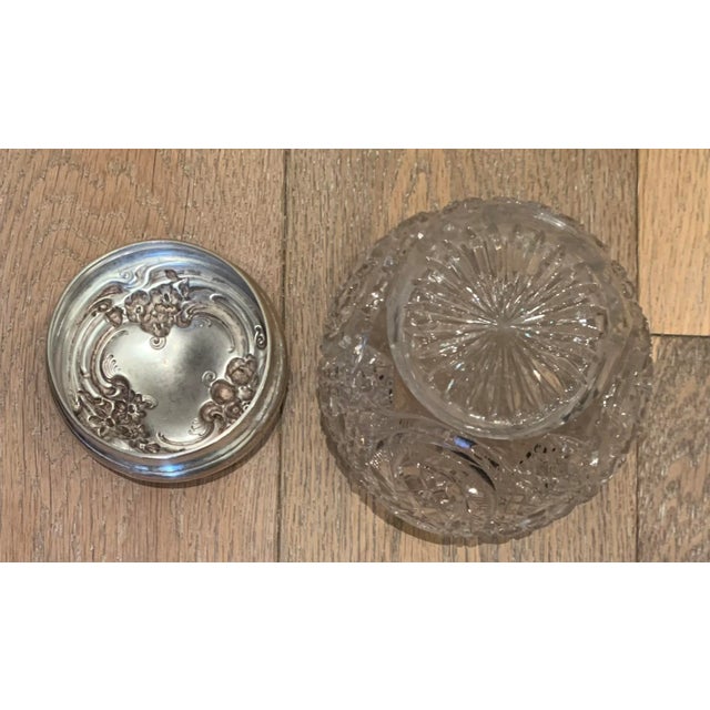 1920s Glass Boudoir Jar For Sale In Los Angeles - Image 6 of 7