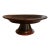 Vintage Maitland-Smith Hand Carved Wooden Pedestal Centerpiece Tazza Bowl For Sale