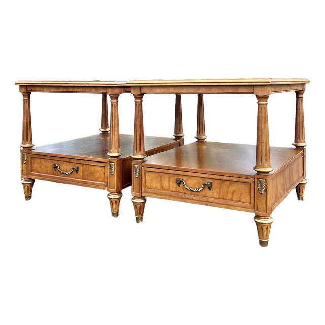 Vintage Henredon French Regency Side Tables - A Pair For Sale