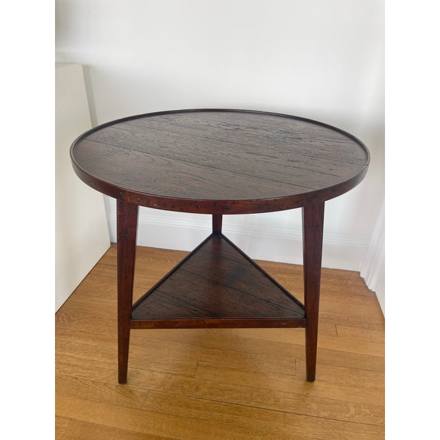 2020s Theodore Alexander Lawn Cricket Side Table - Like New For Sale - Image 5 of 7