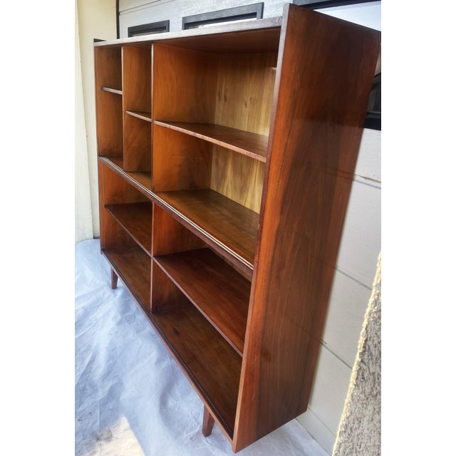 Modernist Open Library Shelf, 1950s-1960s For Sale - Image 4 of 18