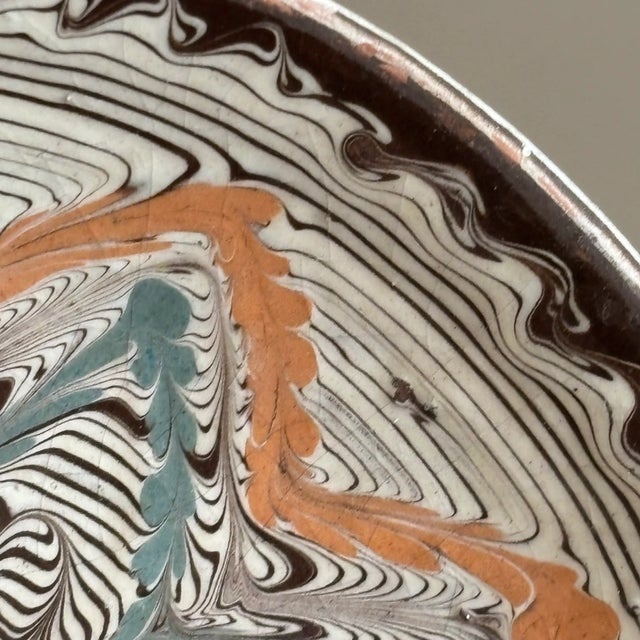 Traditional Romanian Handcrafted Horezu Decorative Plate For Sale - Image 13 of 18