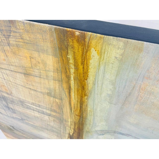 Large Abstract Landscape Oil Painting “Moon Light” by E. Remender For Sale - Image 9 of 15