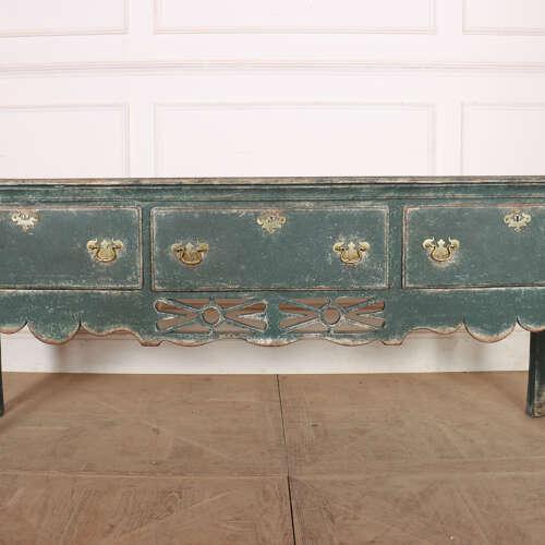 Large English Dresser Base For Sale - Image 4 of 18