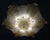 1960s Italian Clear and Amber Graniglia Murano Flush Mount For Sale - Image 6 of 6