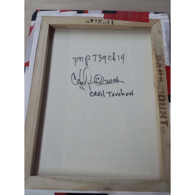 Collage on canvas, Signed verso (framed) Creator : Cecil Touchon (1956, American) Creation Year : 2014 Dimensions –...