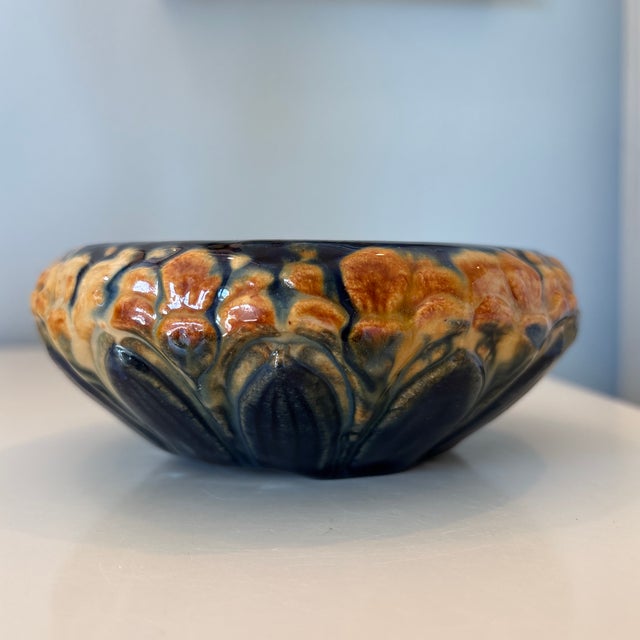 Art Nouveau Brush McCoy Pottery Vase For Sale - Image 3 of 9