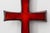 1960s Red Glazed Ceramic Cross by Vandeweghe for Amphora, Belgium, 1960 For Sale - Image 5 of 11