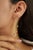 These elegant long drop earrings showcase 2.43 carats of multi sapphires set in 14K yellow gold. The gemstones measure...