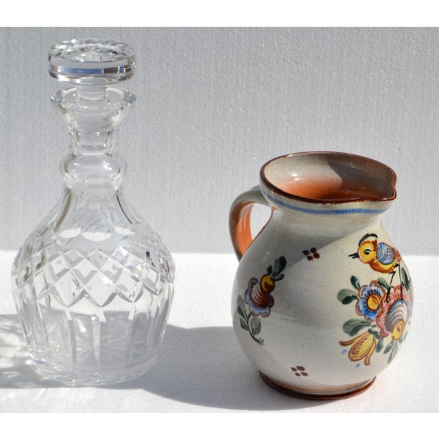 Vintage Waterford Crystal Spirit Liquor Decanter Handmade Cut Glass Pattern Star Stopper For Sale - Image 9 of 16