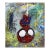 Nobody Wears Red Forever - Original Contemporary Superhero Pop Art Acrylic and Oil Stick Painting on Canvas For Sale