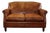 Small Gordon 2 Seater Sofa in Antique Whisky Cigar Leather from Coach House For Sale