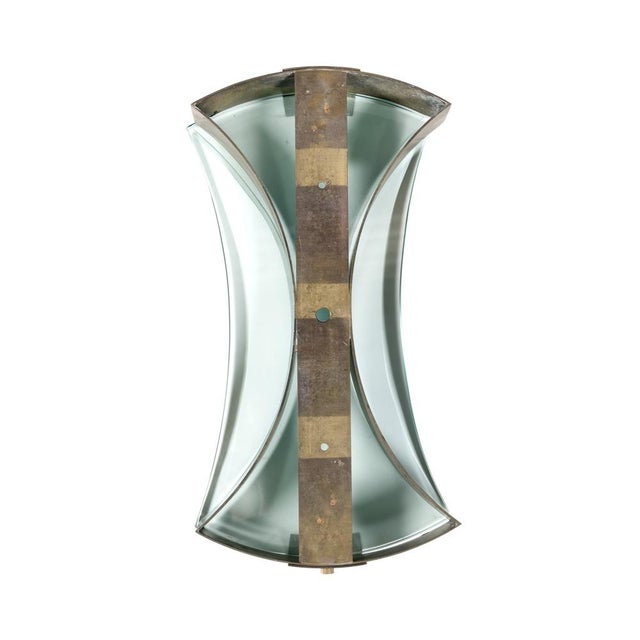 Model 2225 Wall Lights by Max Ingrand for Fontana Arte, 1960s, Set of 2 For Sale - Image 3 of 5