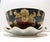 This Vintage Famille Noire Hand Painted Enamel Satsuma Ware Bowl & Scalloped Edge Plate from China features a Large...