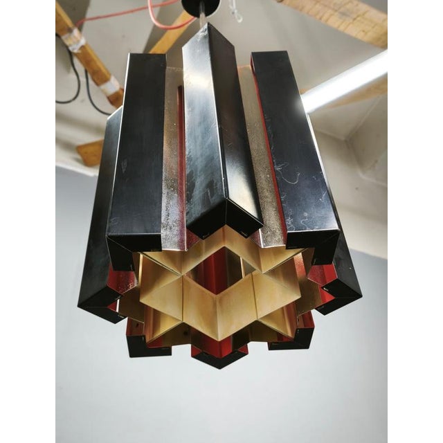 Vintage Space Age Pendant Light by Napako, Czechoslovakia, 1960s For Sale - Image 10 of 15